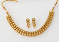 Real gold look alike necklace set