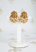 The Crimson Rosette Studs
