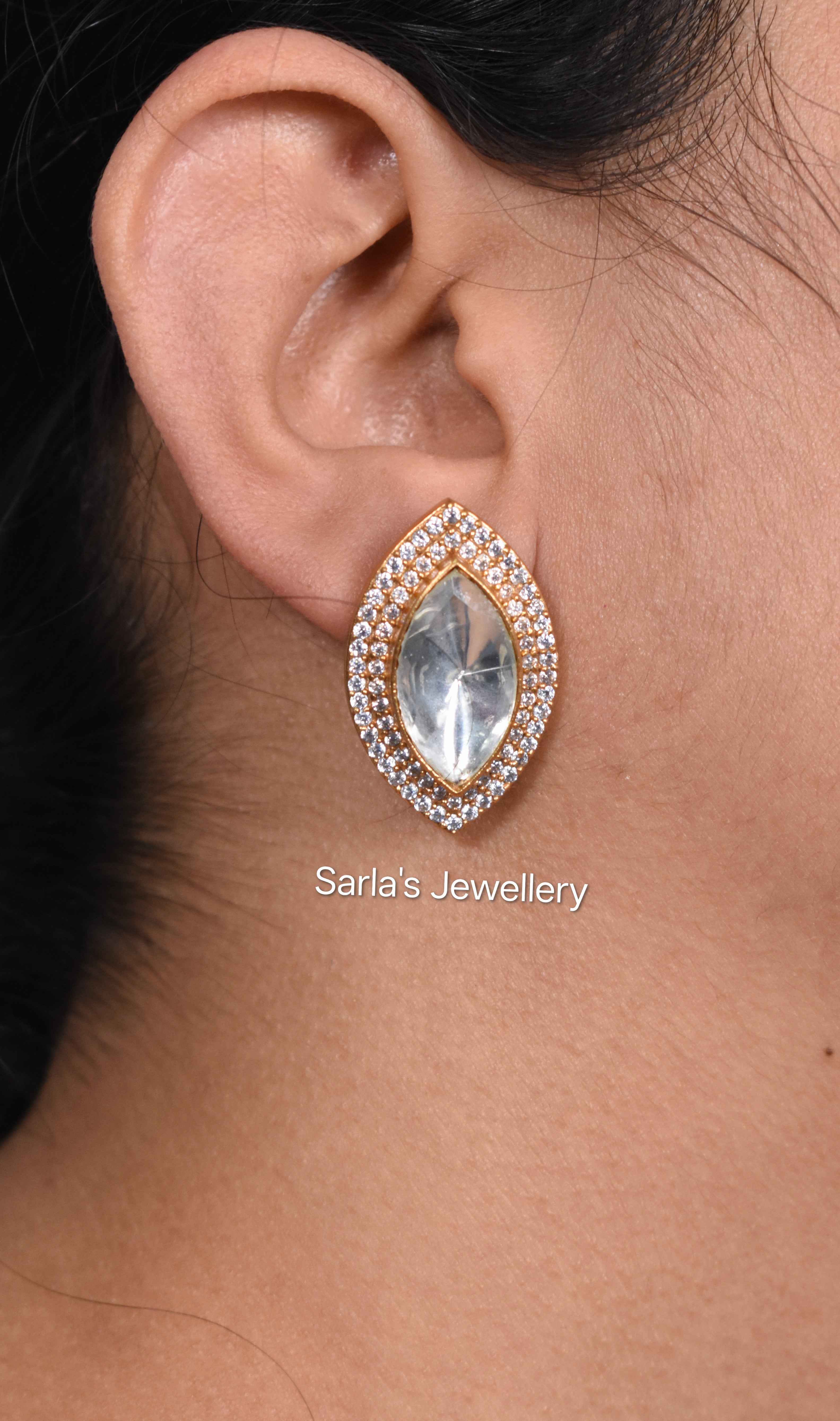 Regal Marquise Studs