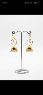 Combo 1 Pearl Mala+ Matching Earrings