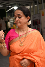 Long Saaz necklace with earrings