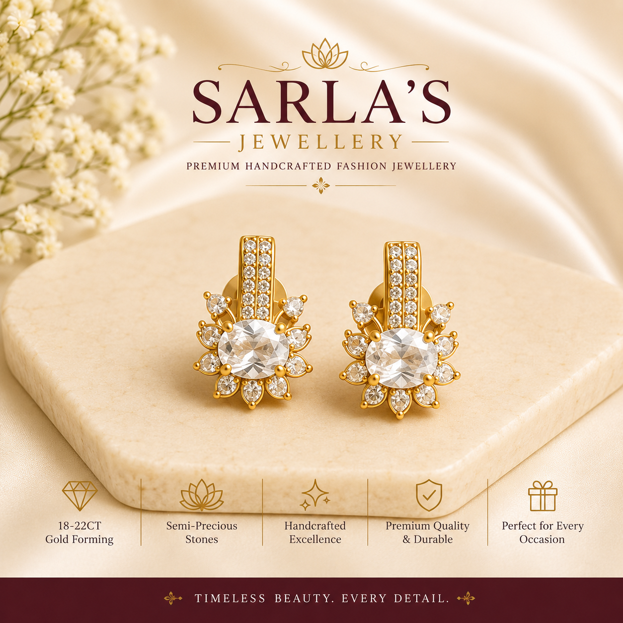 New AD earrings