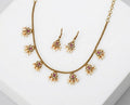 Swan Design delicate necklace set