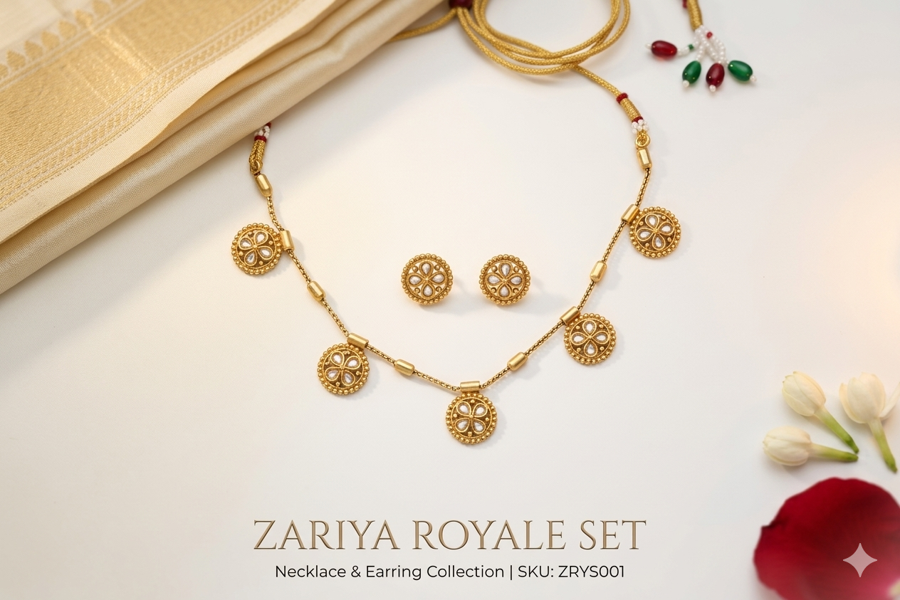 Royale Necklace set White