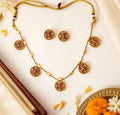 Royale necklace set Ruby