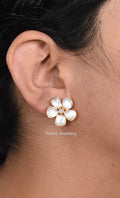 Pearl Petal Studs