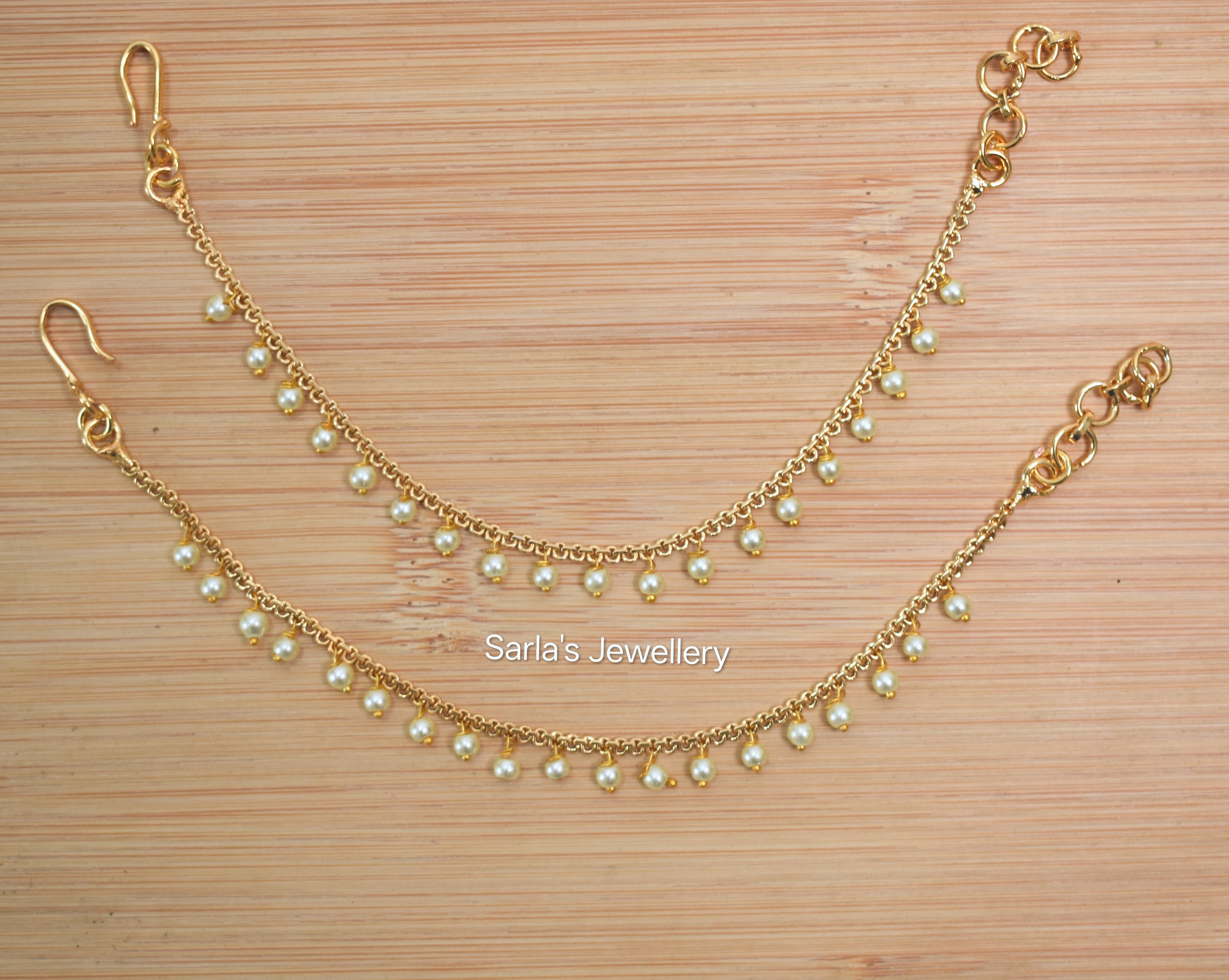 Single Line Pearl ear chain