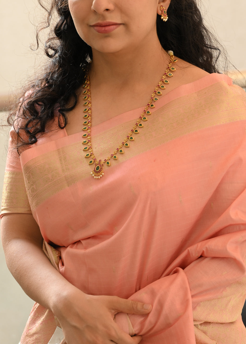 Myra Heritage Mango Necklace set