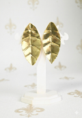 Hammered Leaf earrings