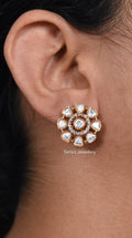 Crystal Floral Studs